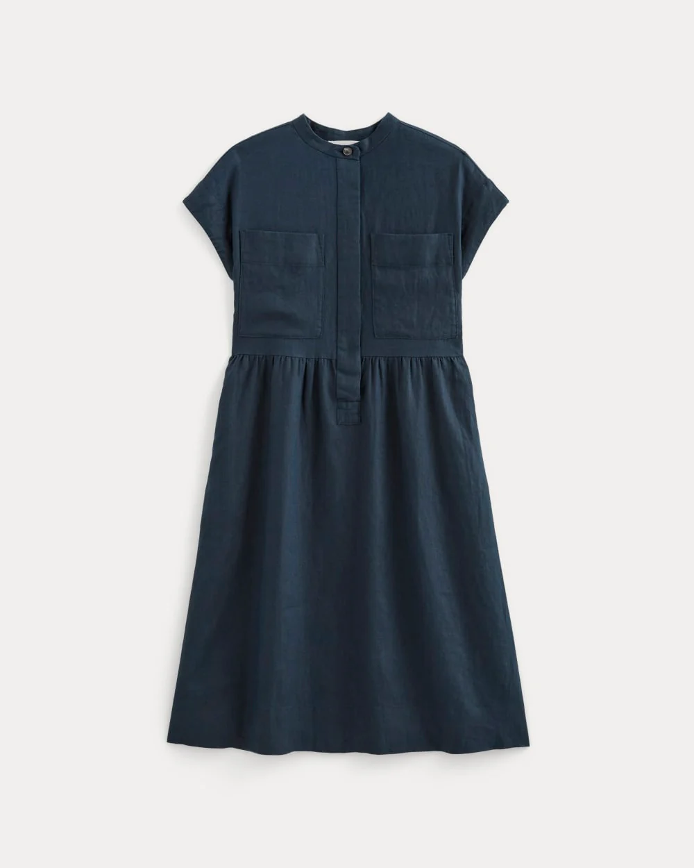 The Craft Dress in Linen | Navy