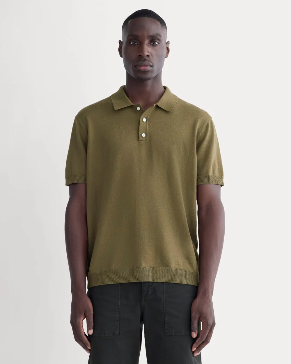 No-Sweat Polo | Olive