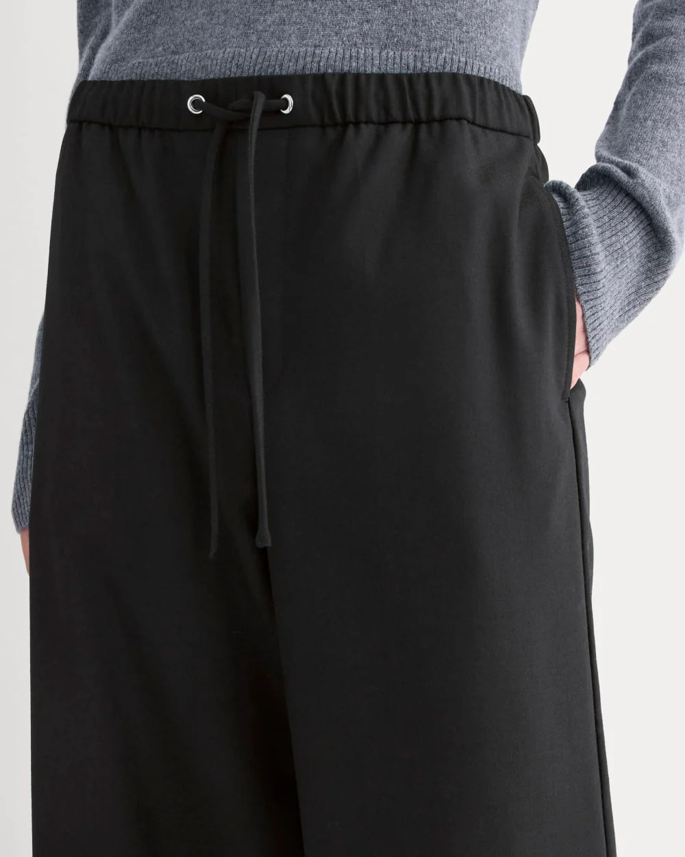The Pull-On Trouser in Tailor Twill | Black