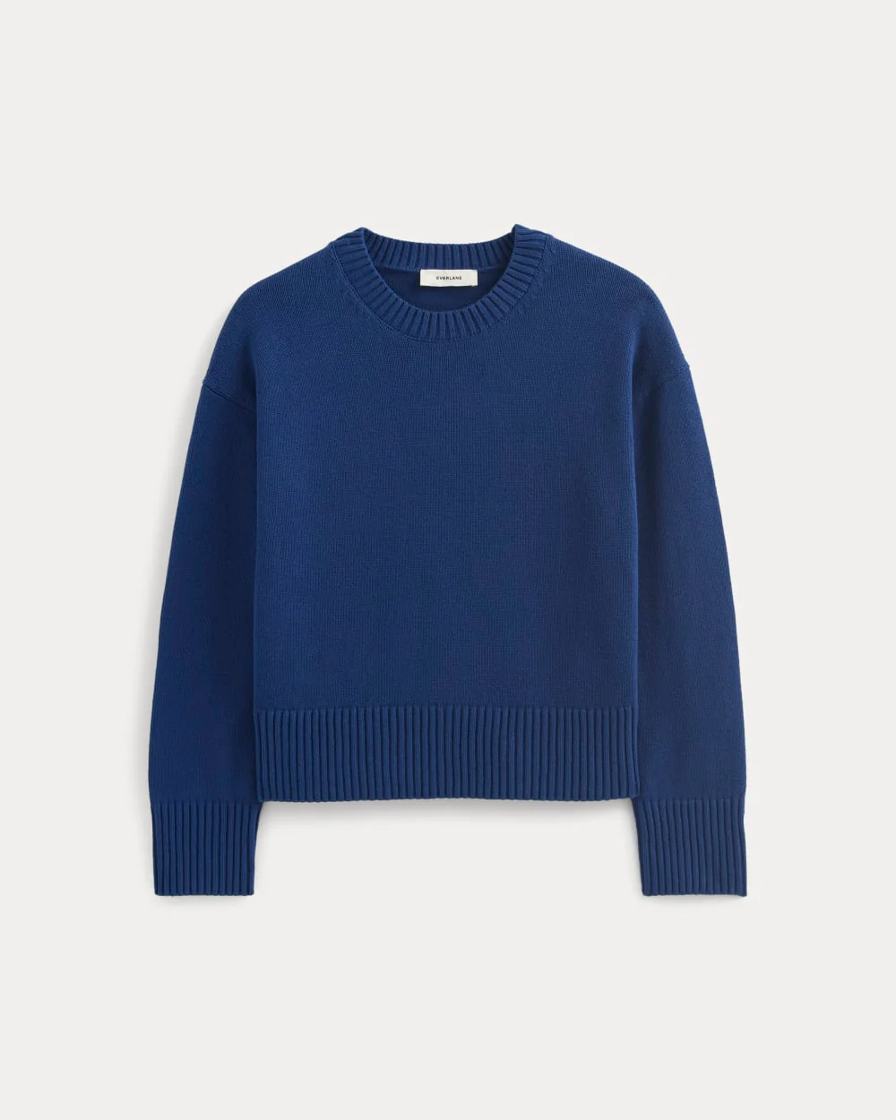 The Boxy Sweater in Everyday Cotton | Deep Lazuli Blue