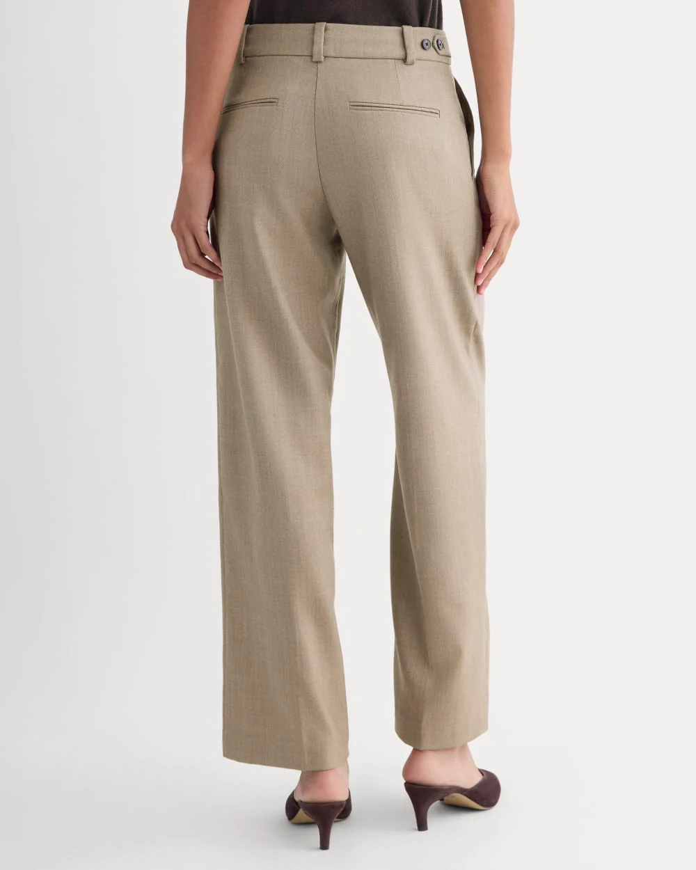 Straight-Leg Trouser in Tailor Twill | Light Taupe