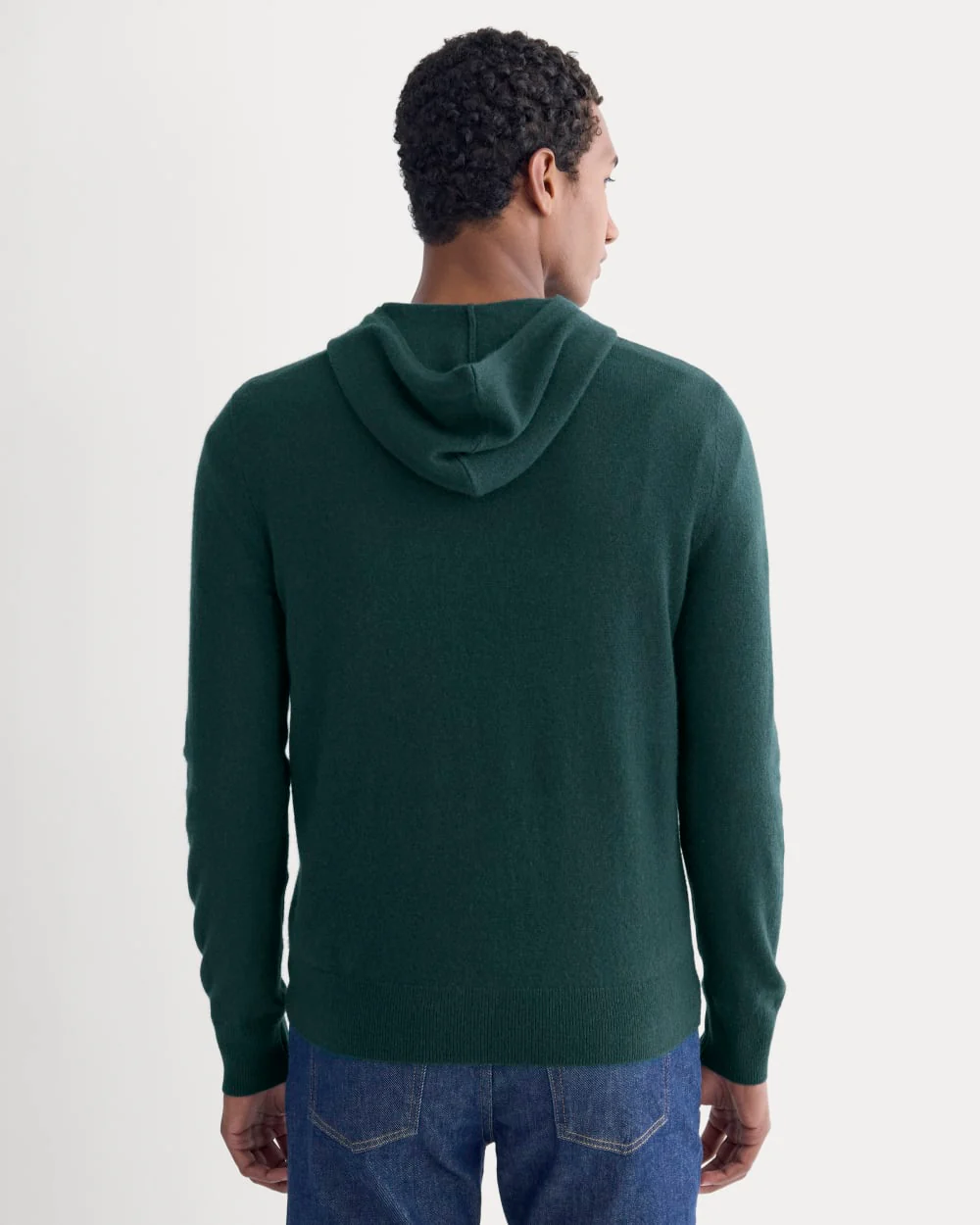 Everlane x Peace & Quiet Cashmere Hoodie | Pine