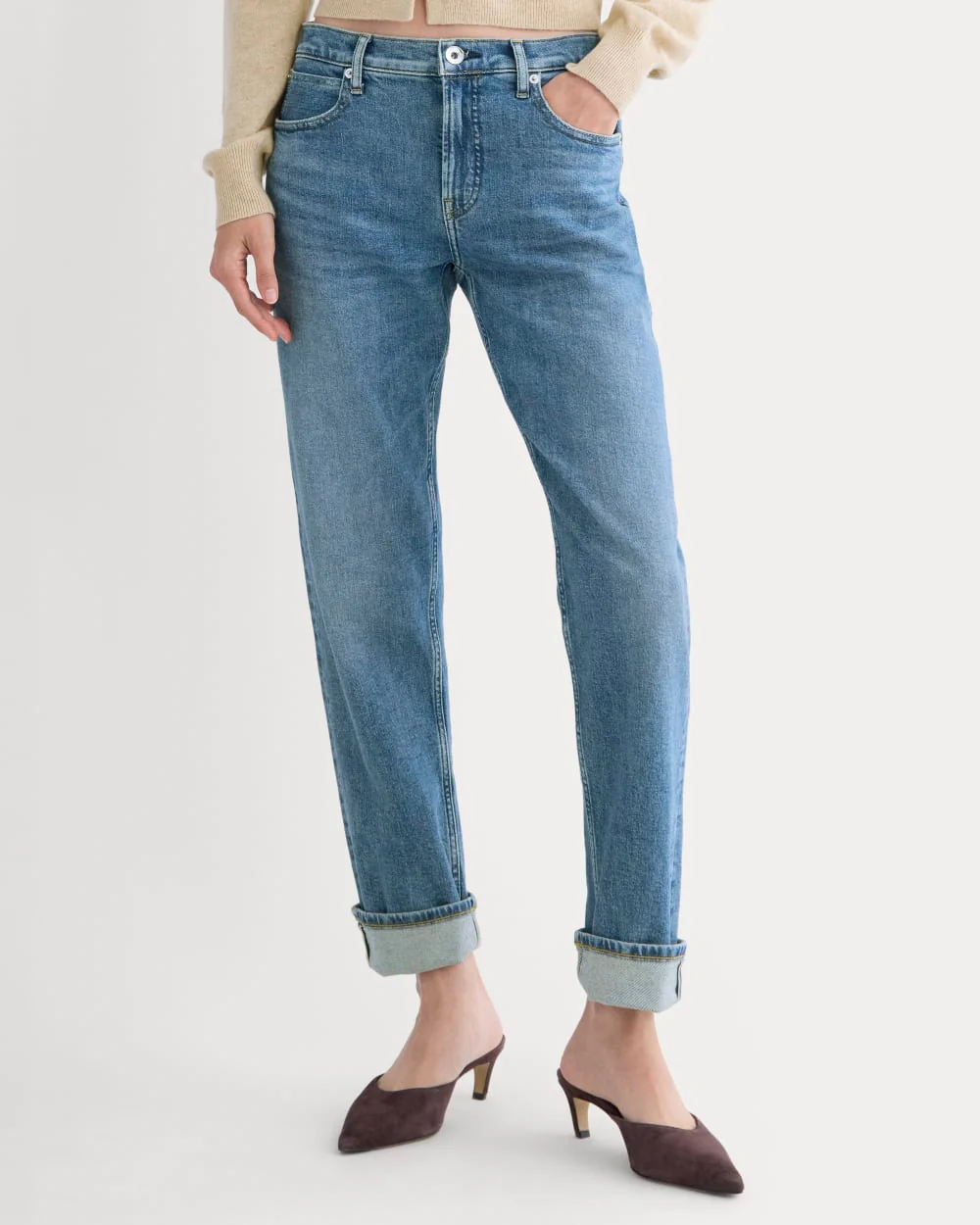 Selvedge Straight Jean | Mid Indigo Wash