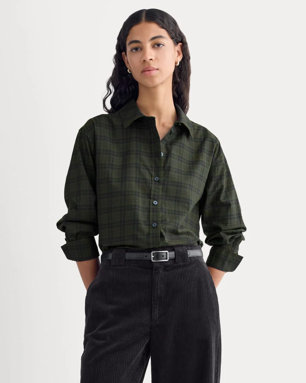 Everyday Shirt in Silky Cotton | Duffle Bag Plaid