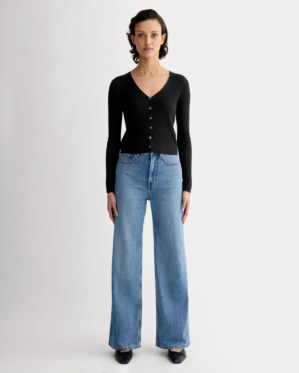 The Cardigan in Ultrasoft Merino | Black