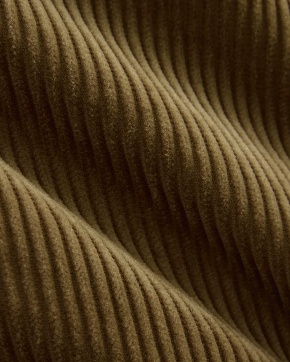 Wide Wale Corduroy Shirt | Aged Brass