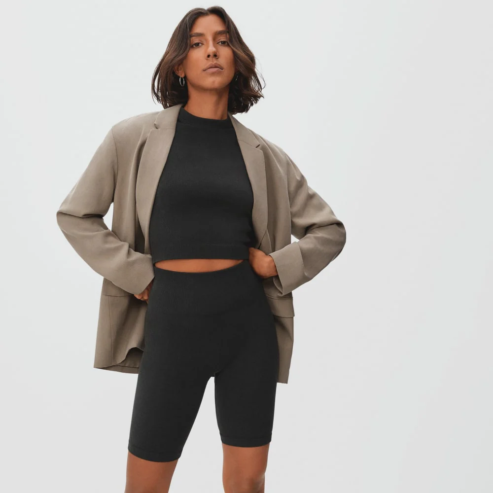 The Seamless Bike Short | Black