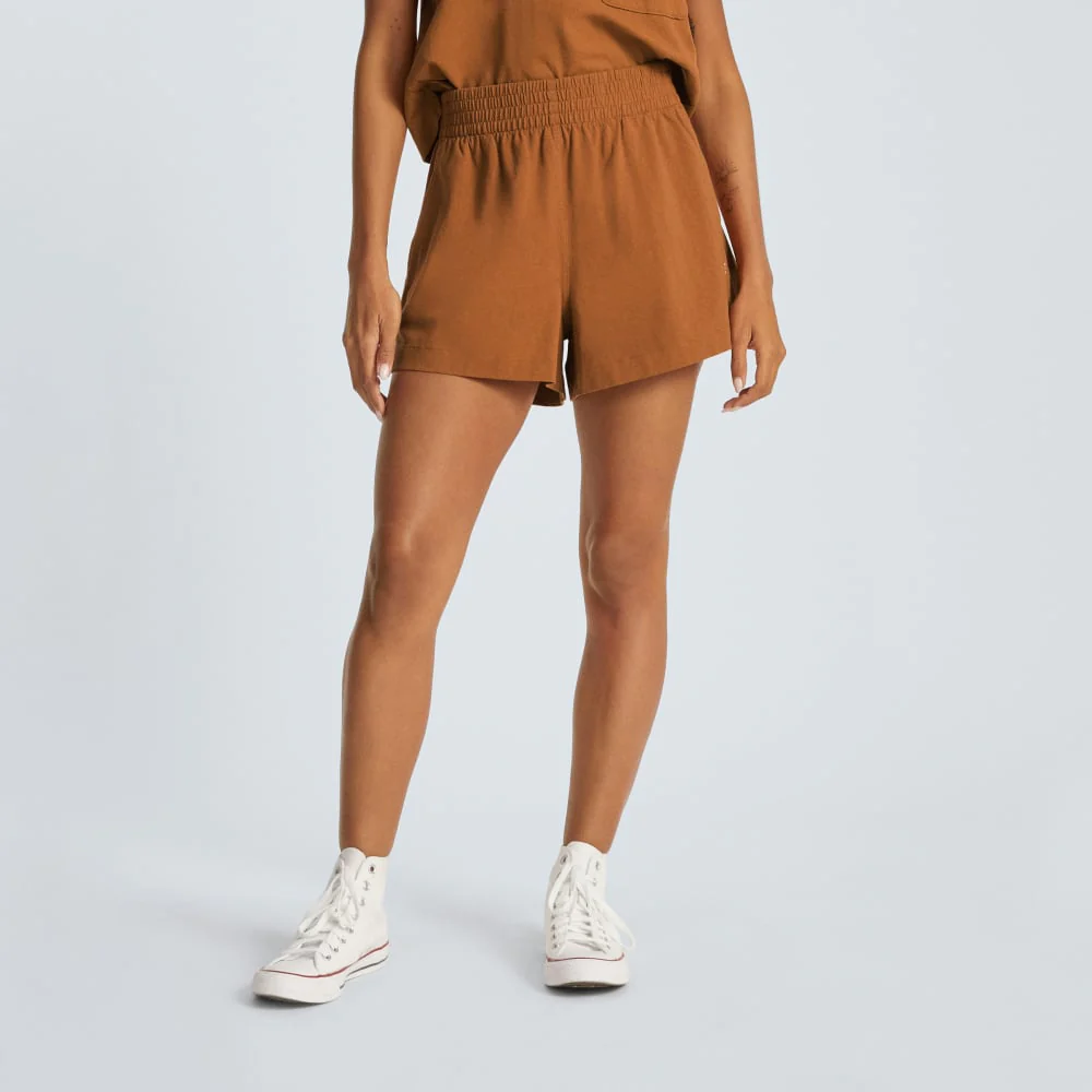 The Retro Jersey Short | Tawny Brown