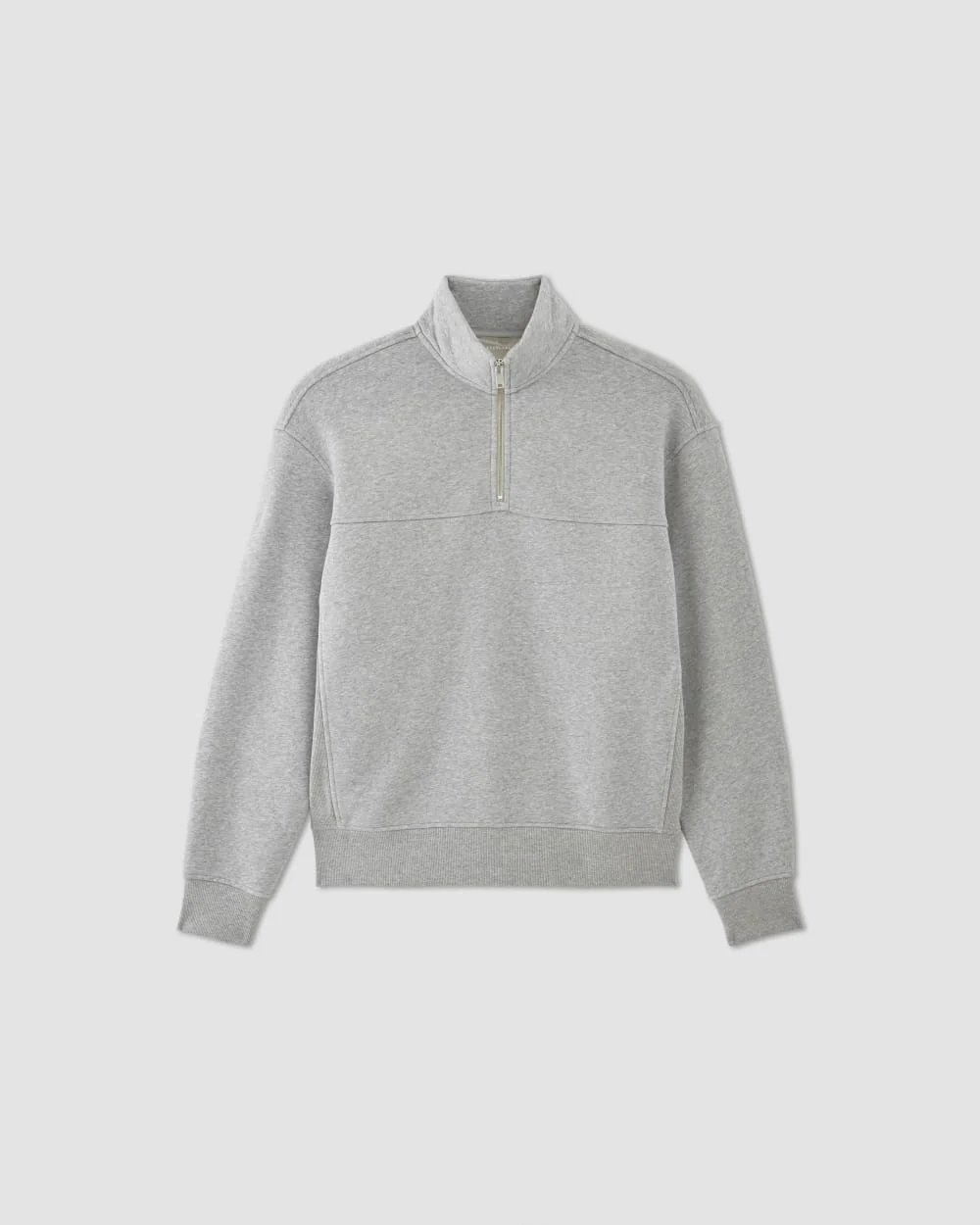 The ReTrack Fleece Half-Zip |  Heathered Grey