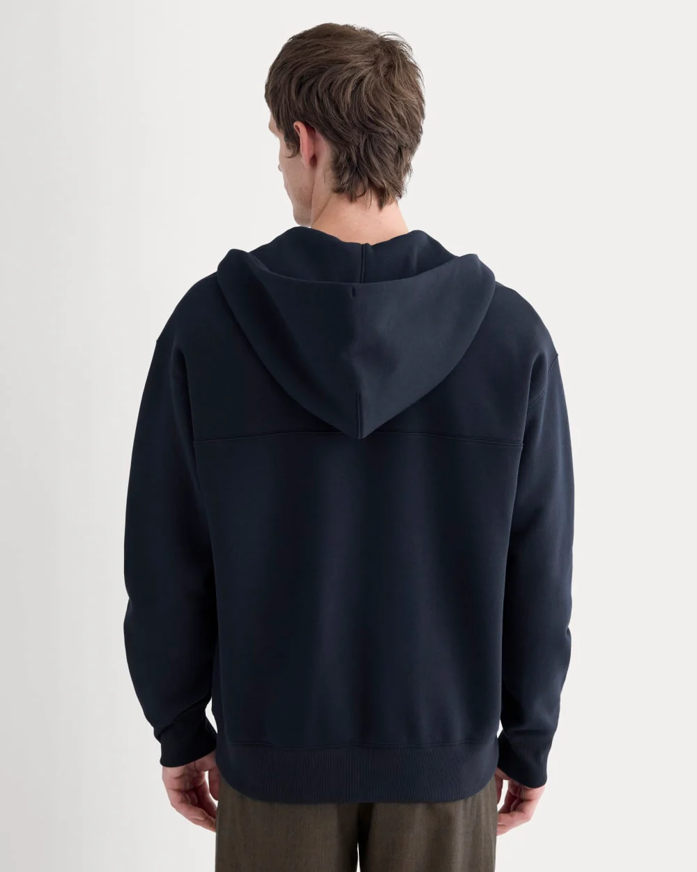 Luxe Fleece Full-Zip Hoodie | Deep Navy