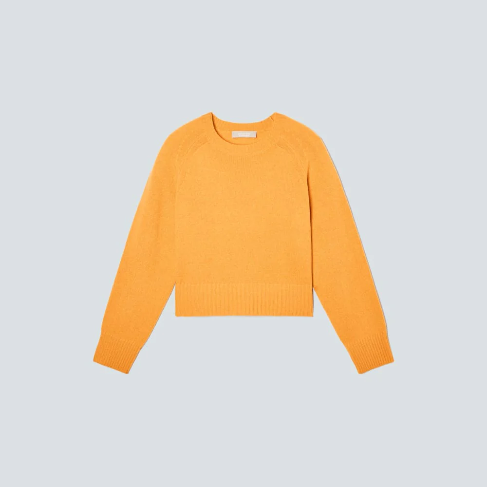 The Cashmere Boxy Crew | Kumquat