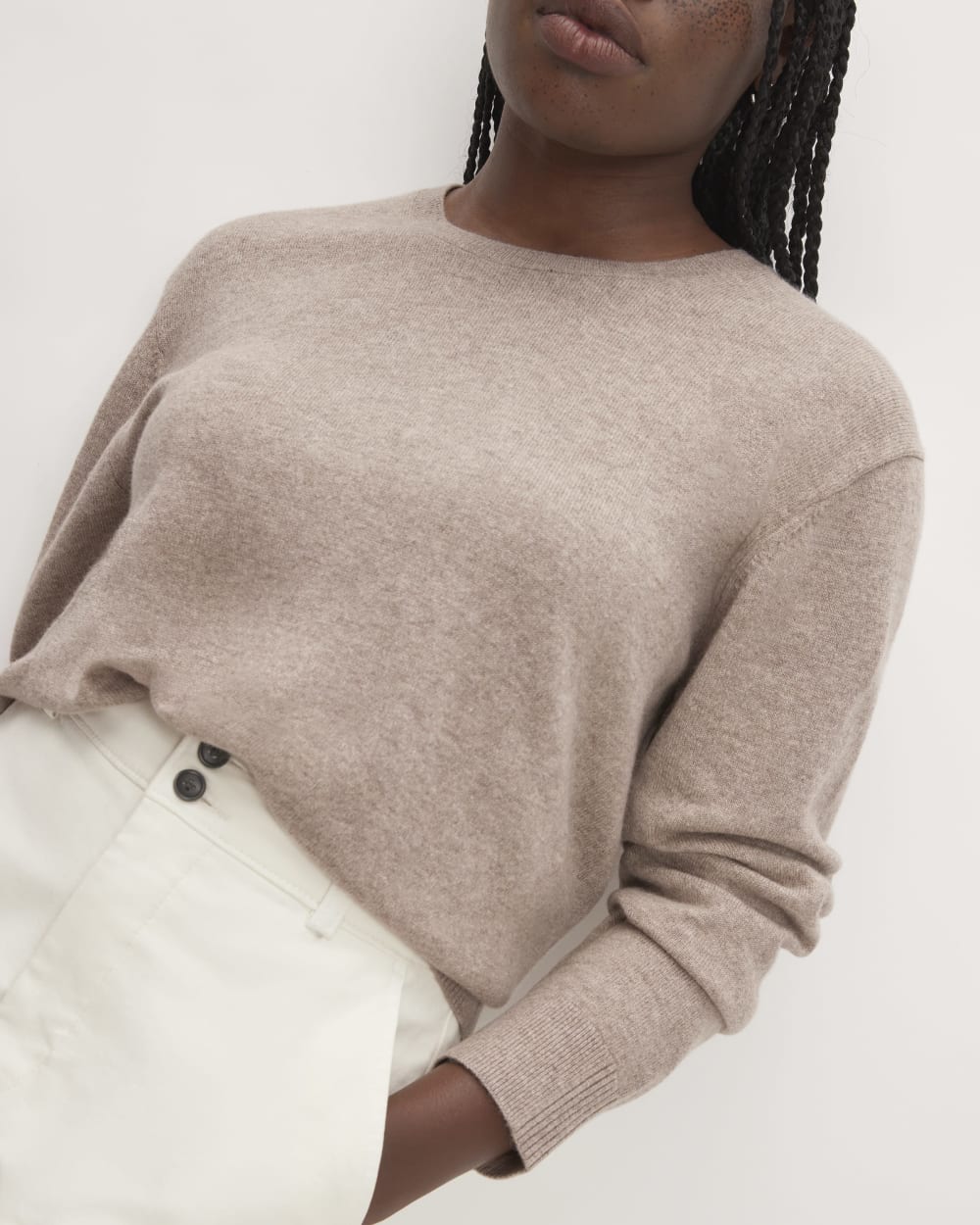The Classic Crew in Cashmere | Toasted Sesame