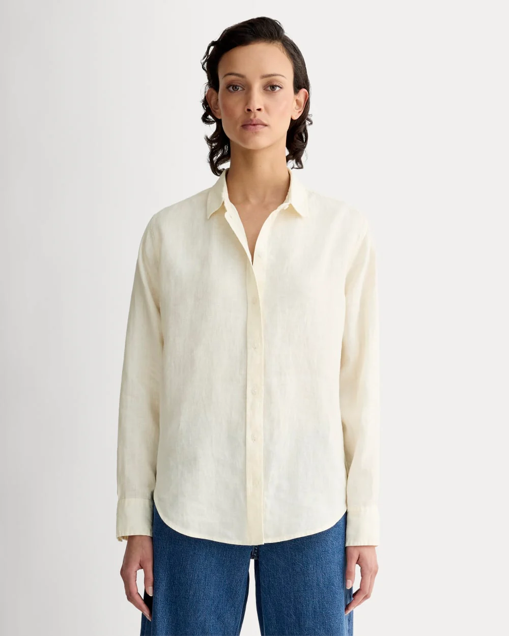The Must-Have Shirt in Linen | Bone