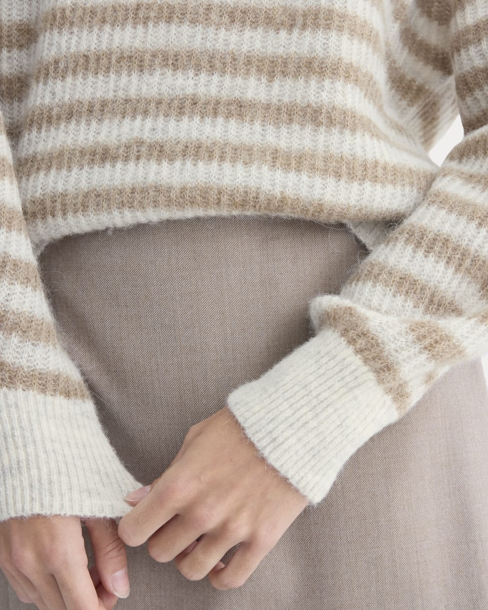 The Cocoon Crew in Alpaca | Mallow Heather/Camel