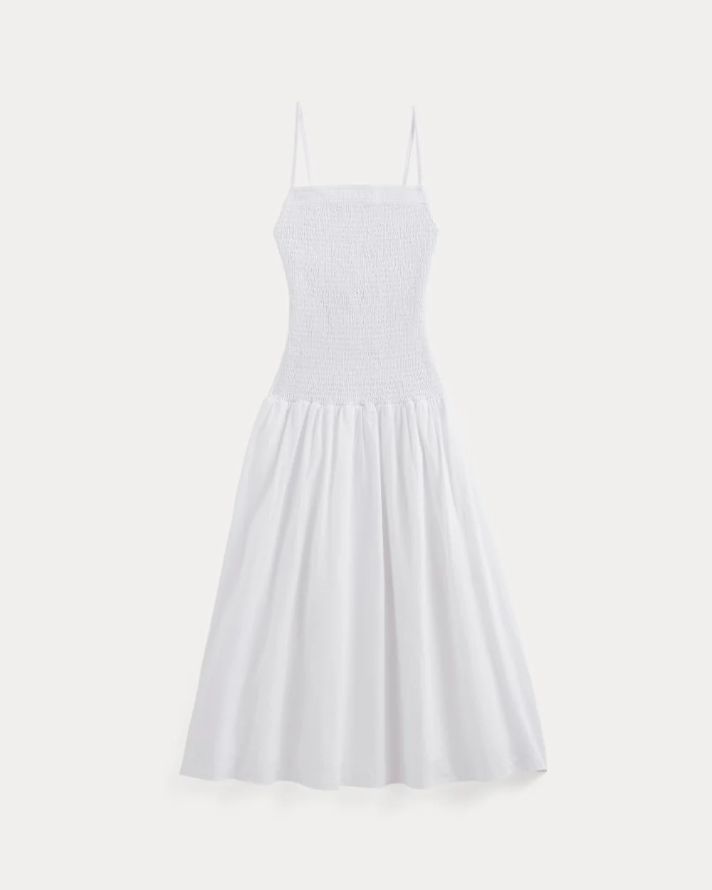 The Gauze Open-Back Dress | White