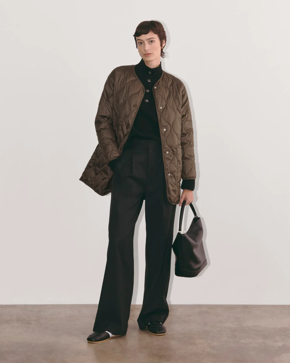 The Quilted Liner | Earth Brown