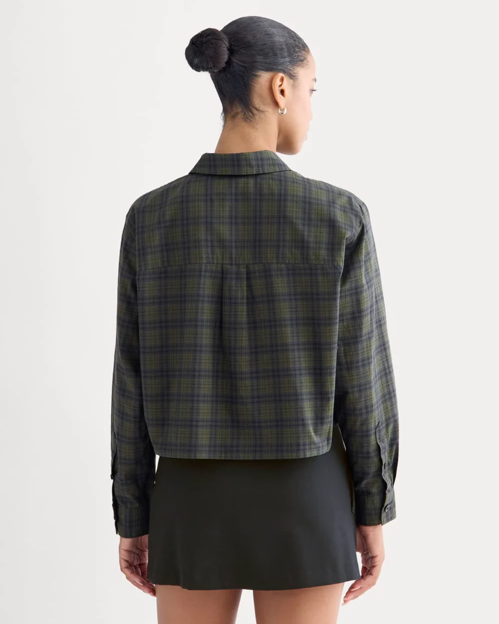 The Way-Short Shirt in Silky Cotton | Duffle Bag Plaid