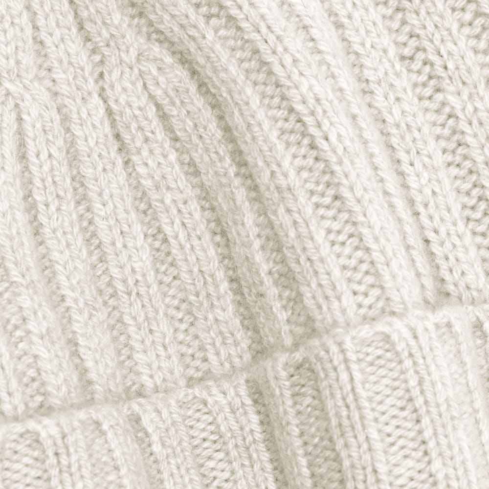 The Cashmere Beanie | Pale Heather Grey