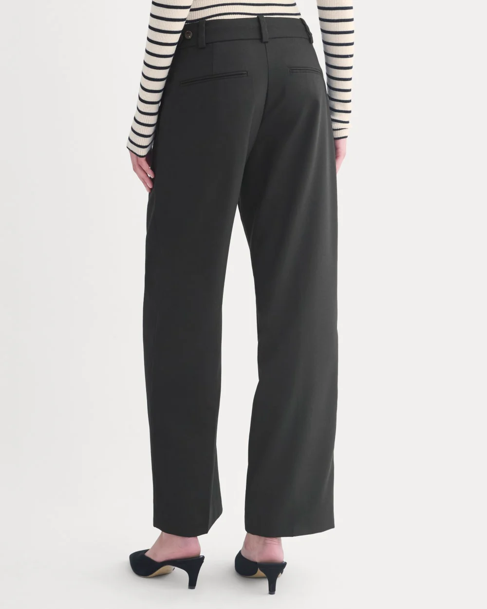 Straight-Leg Trouser in Tailor Twill | Black