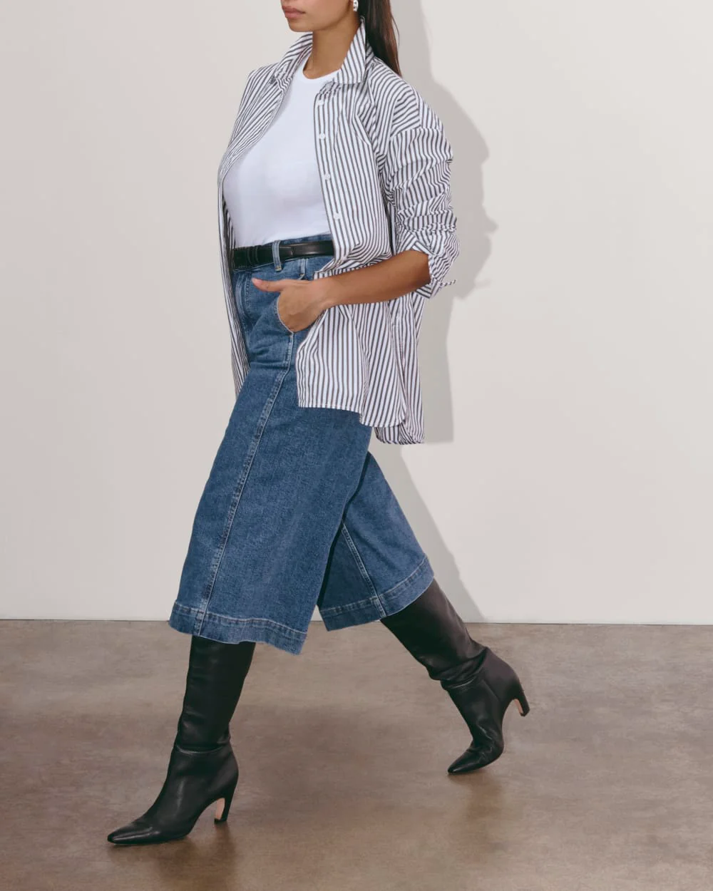 The Denim Culotte | New Blue