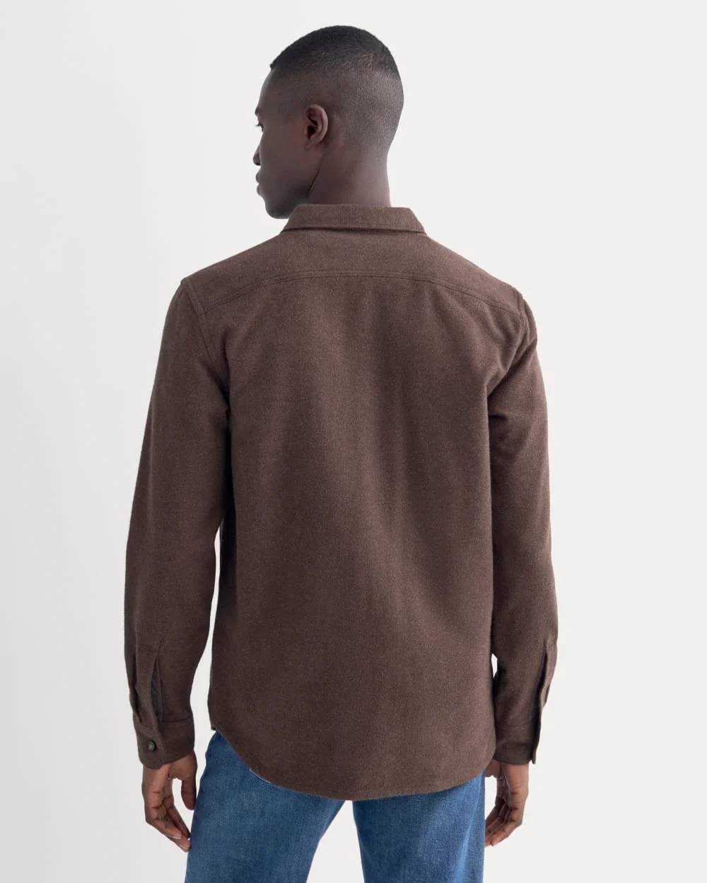 The Heavyweight Overshirt | Uniform | Heather Earth Brown