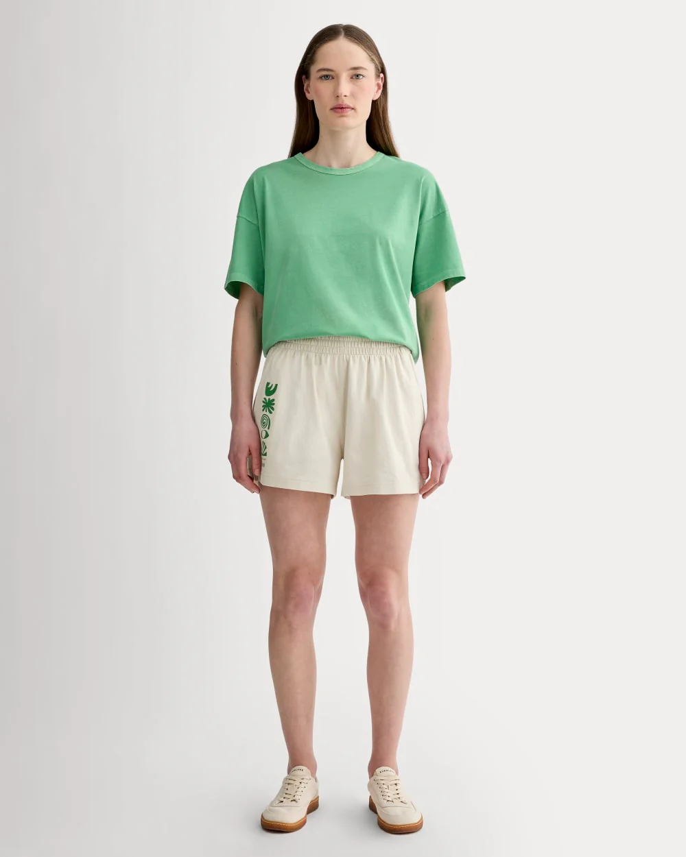 The Everlane x Parks Project Off-Duty Short | Natural / Green