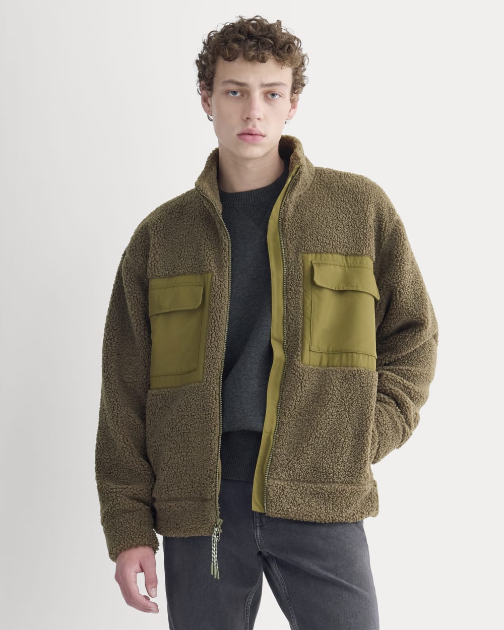 ReTrack Fleece Zip-Up | Beech