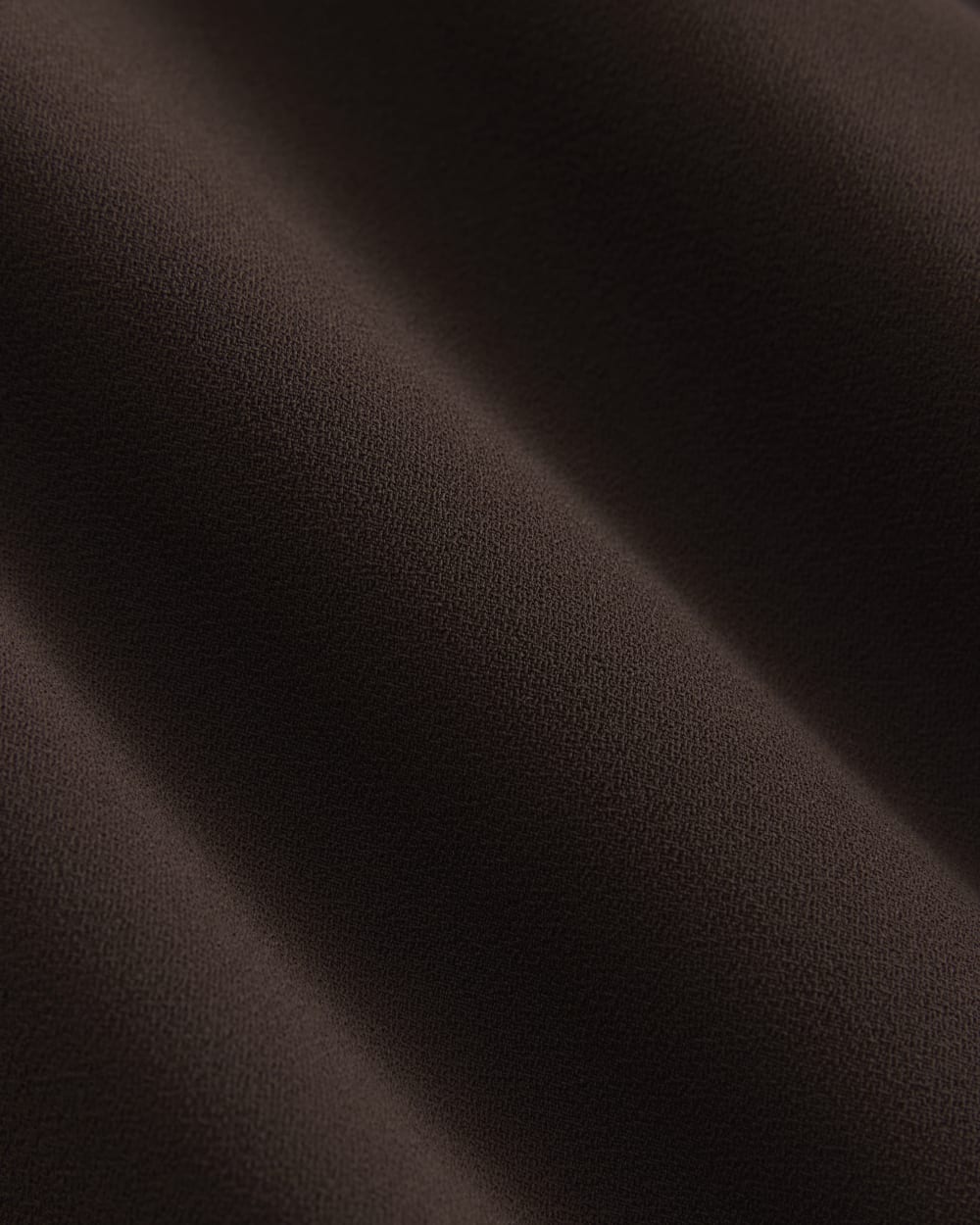 Drapey Crepe Pant | Dark Chocolate