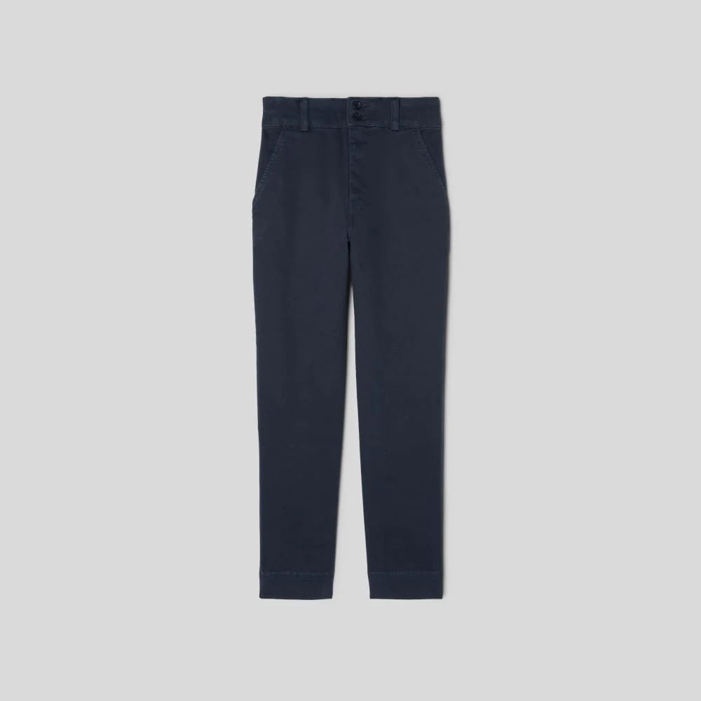 The Organic Straight-Leg Pant |  Navy