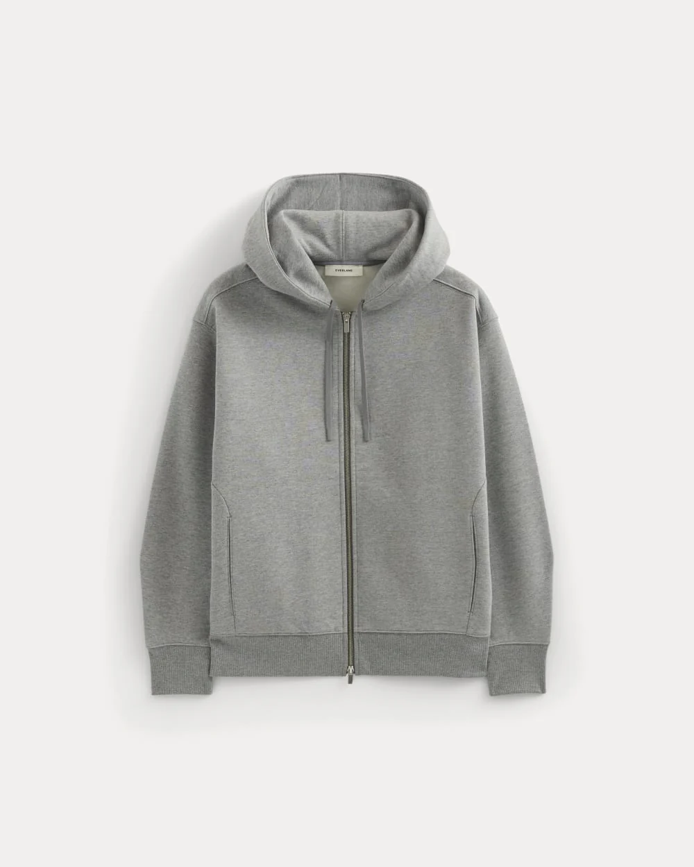 Luxe Fleece Full-Zip Hoodie | Vintage Heather Grey
