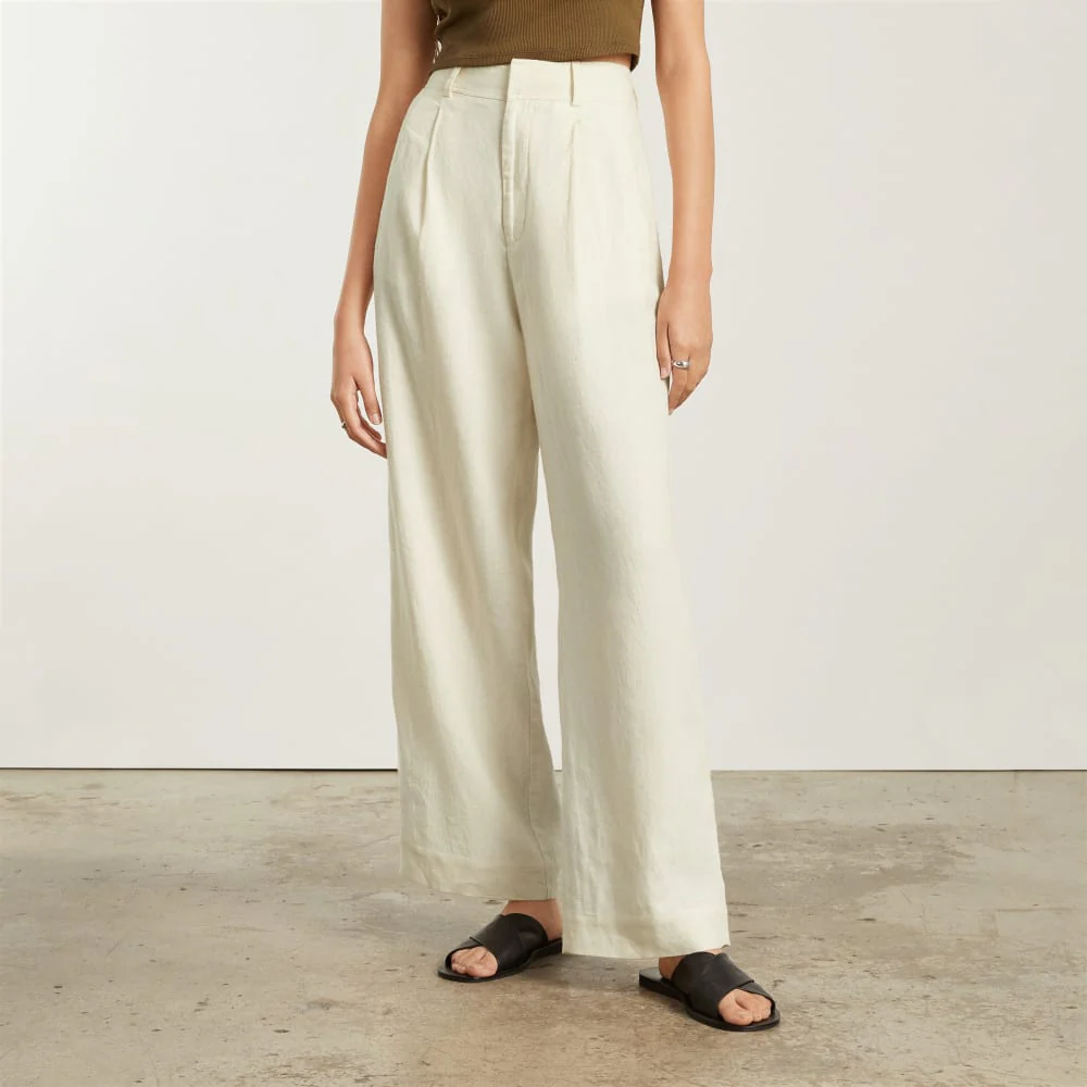 The Linen Way-High® Drape Pant  | Canvas