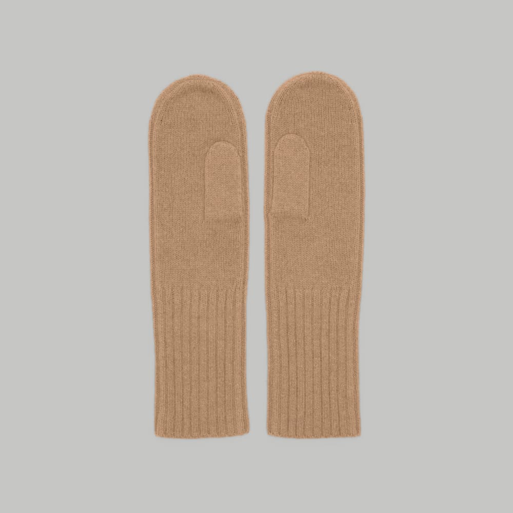 The Cashmere Mittens | Light Camel