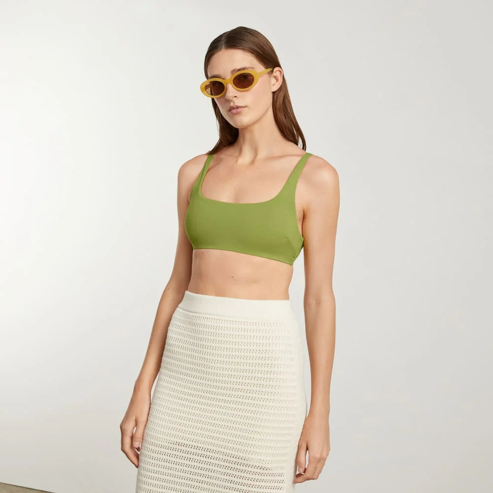 The Square-Neck Bikini Top | Pepper