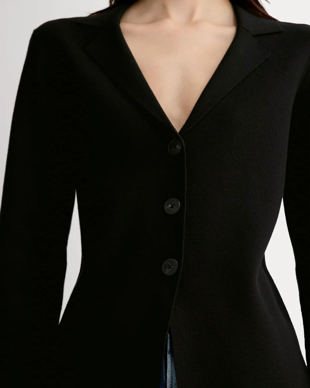 The Knit Blazer | Black