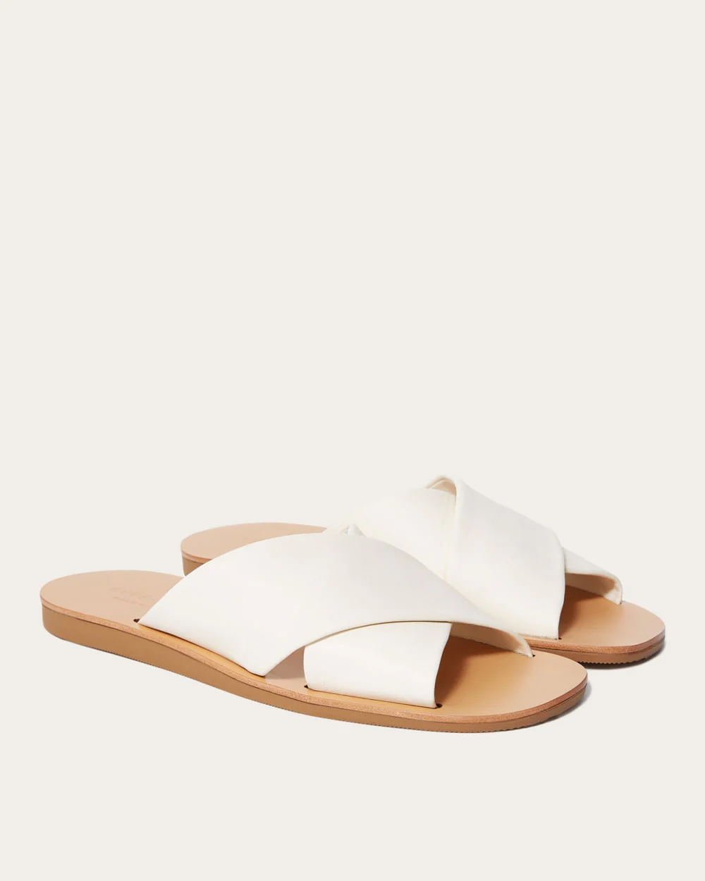 The Day Crossover Sandal | Cream