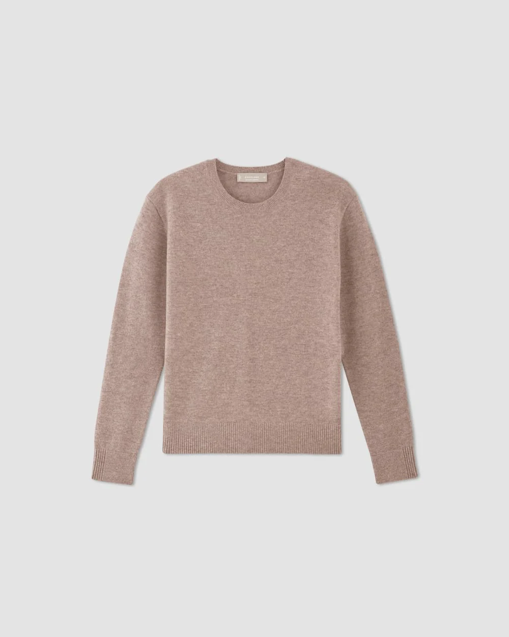 The Classic Crew in Cashmere | Toasted Sesame