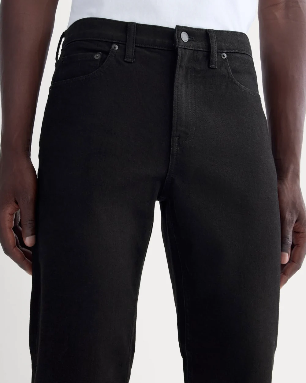 The Organic Cotton Straight-Leg Jean |  Black