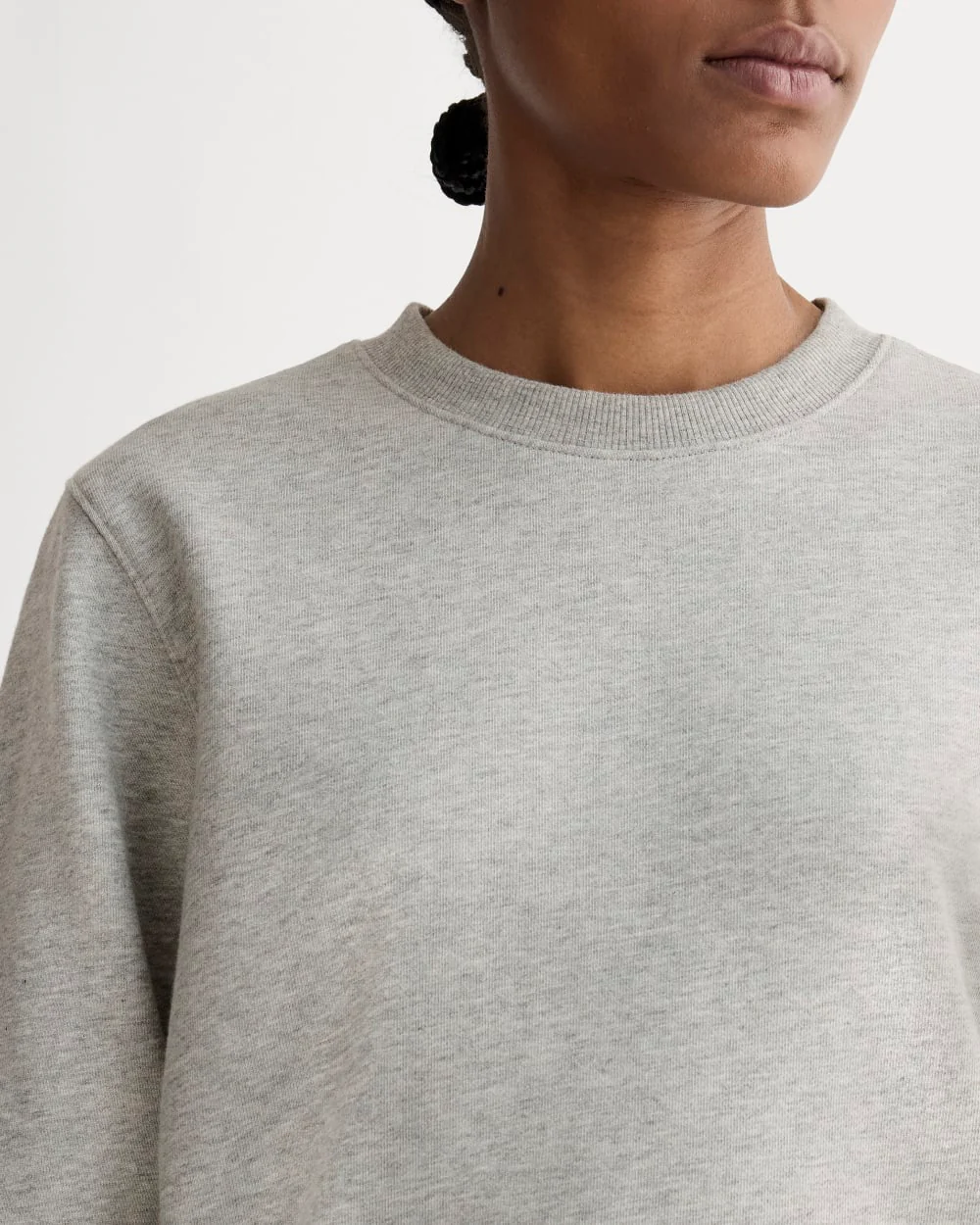The Off-Duty Terry Crew | Heathered Grey