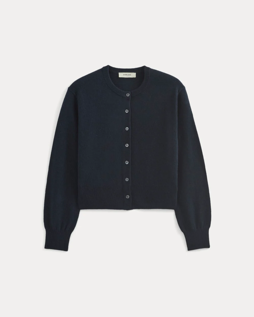 Cashmere Cropped Cardigan | Navy
