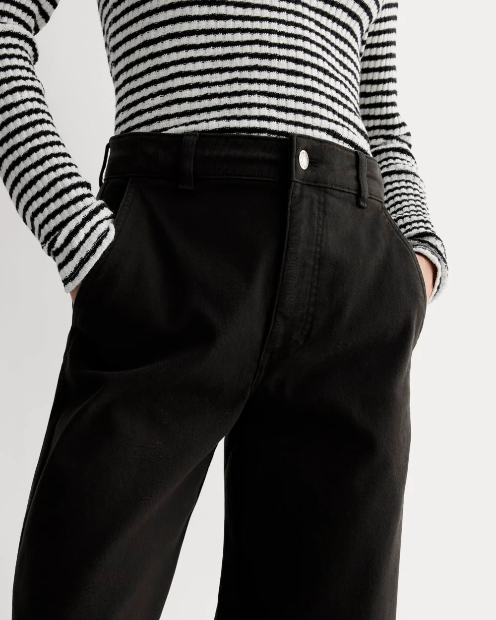 The Utility Wide-Leg Pant | Black