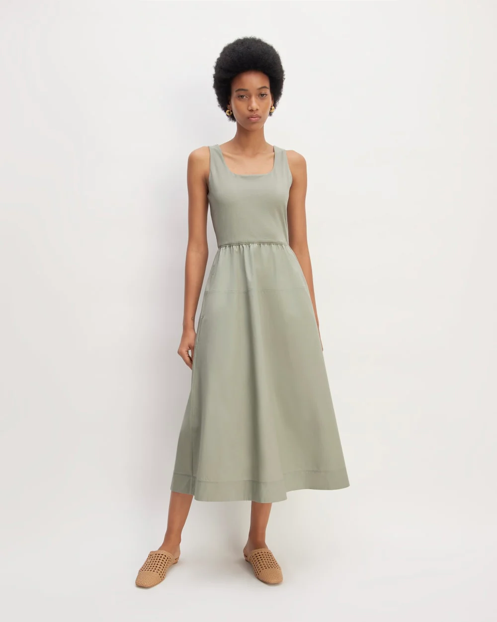The Supima® Jersey Riviera Dress | Sage Green