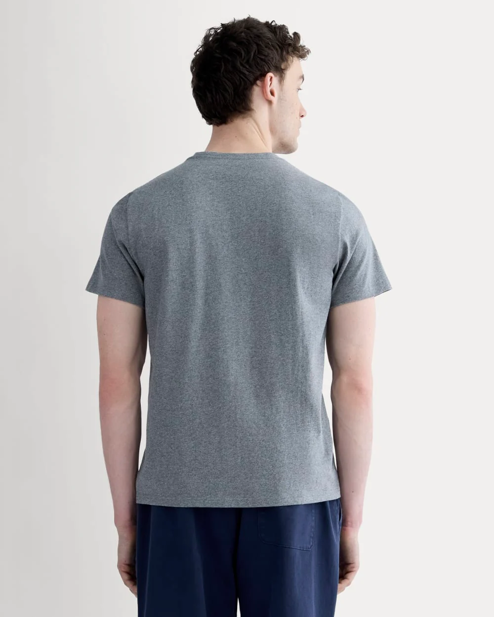 The Premium-Weight Pocket Tee | Uniform | Mid Heathered Grey