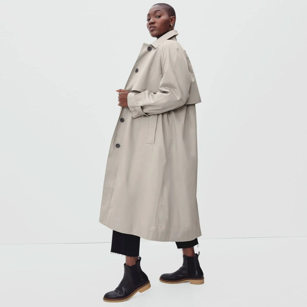 The Long Mac Coat | Stone