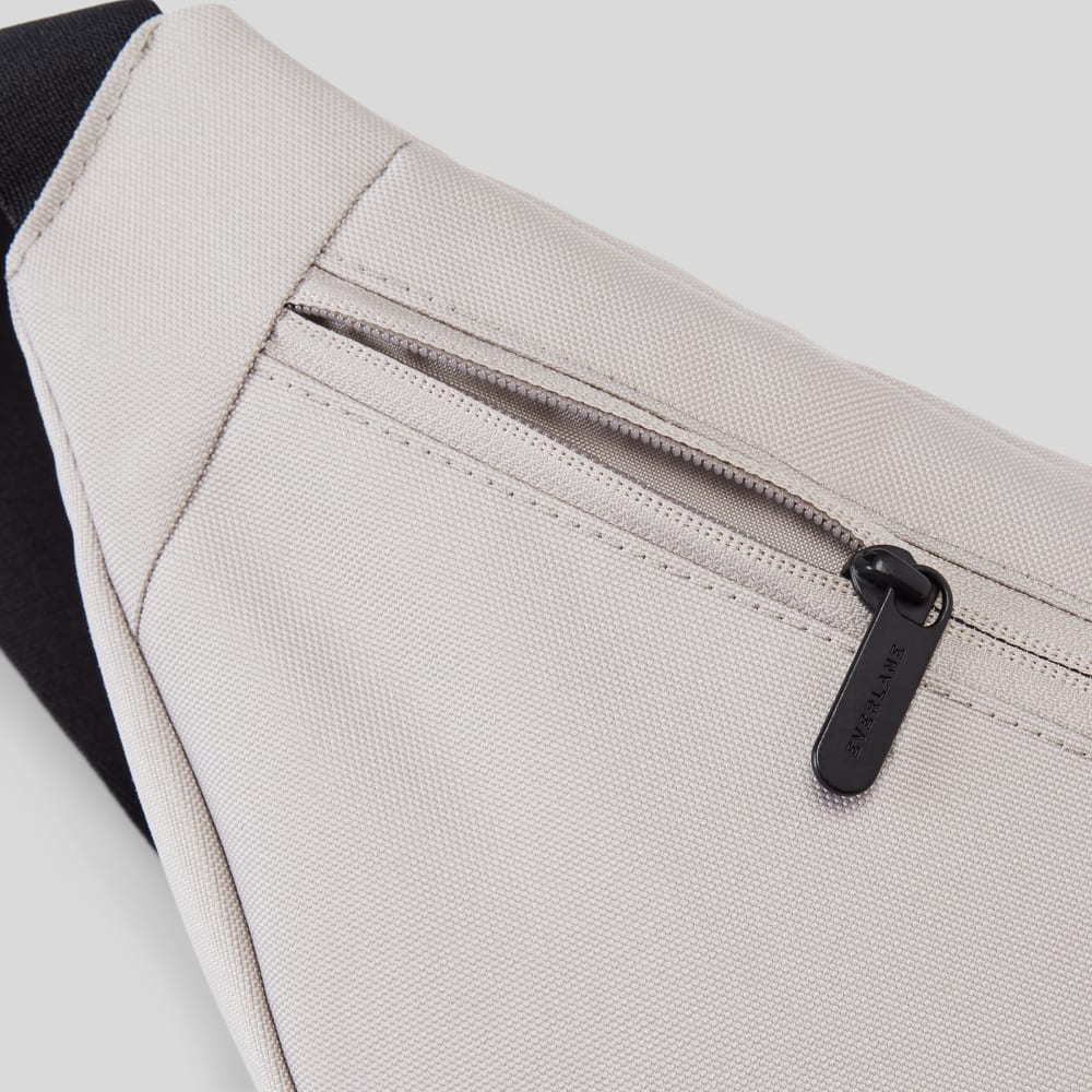 The Renew Transit Fanny Pack | Warm Quartz (with label)