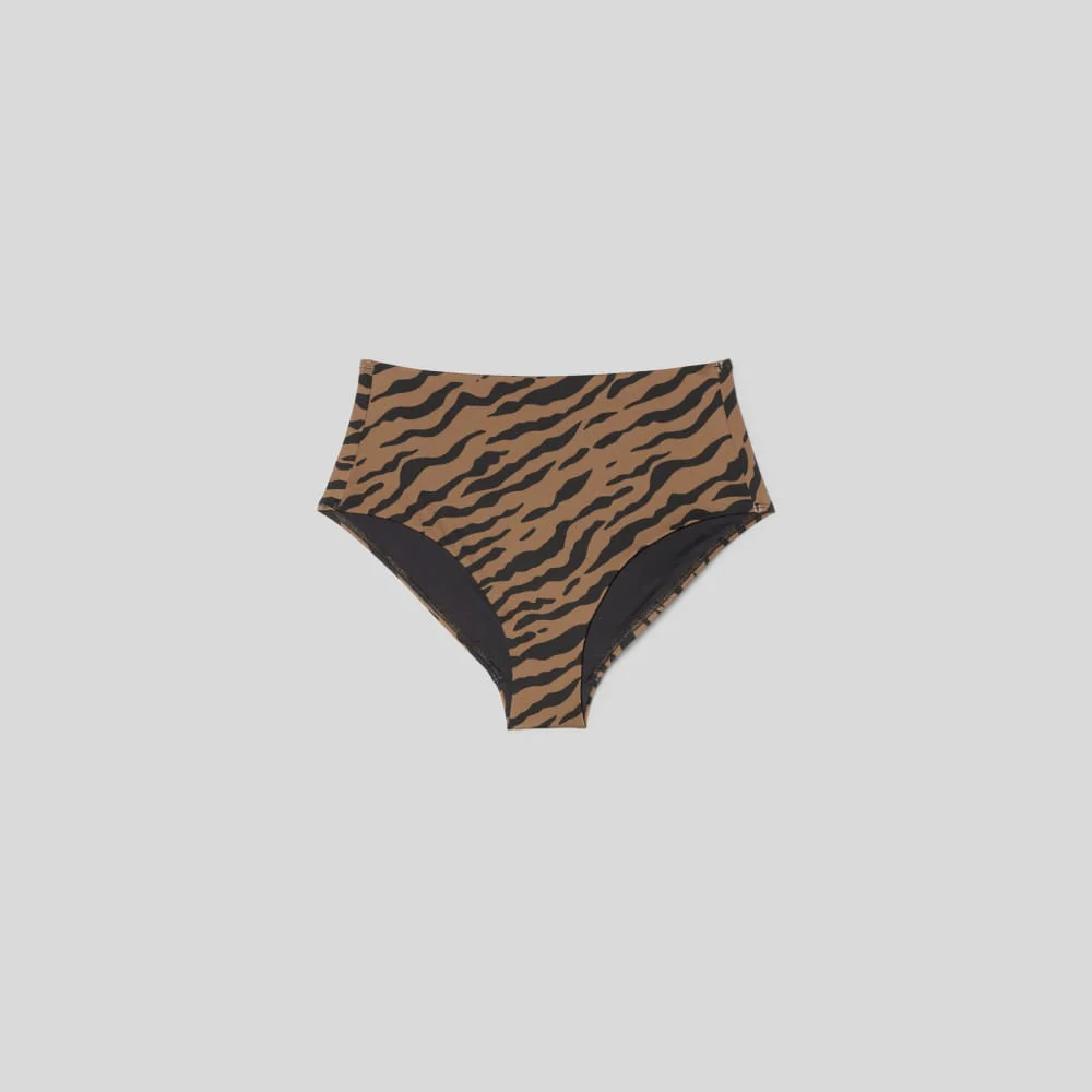 The High-Rise Hipster Bottom | Tiger Stripe Toasted Coconut