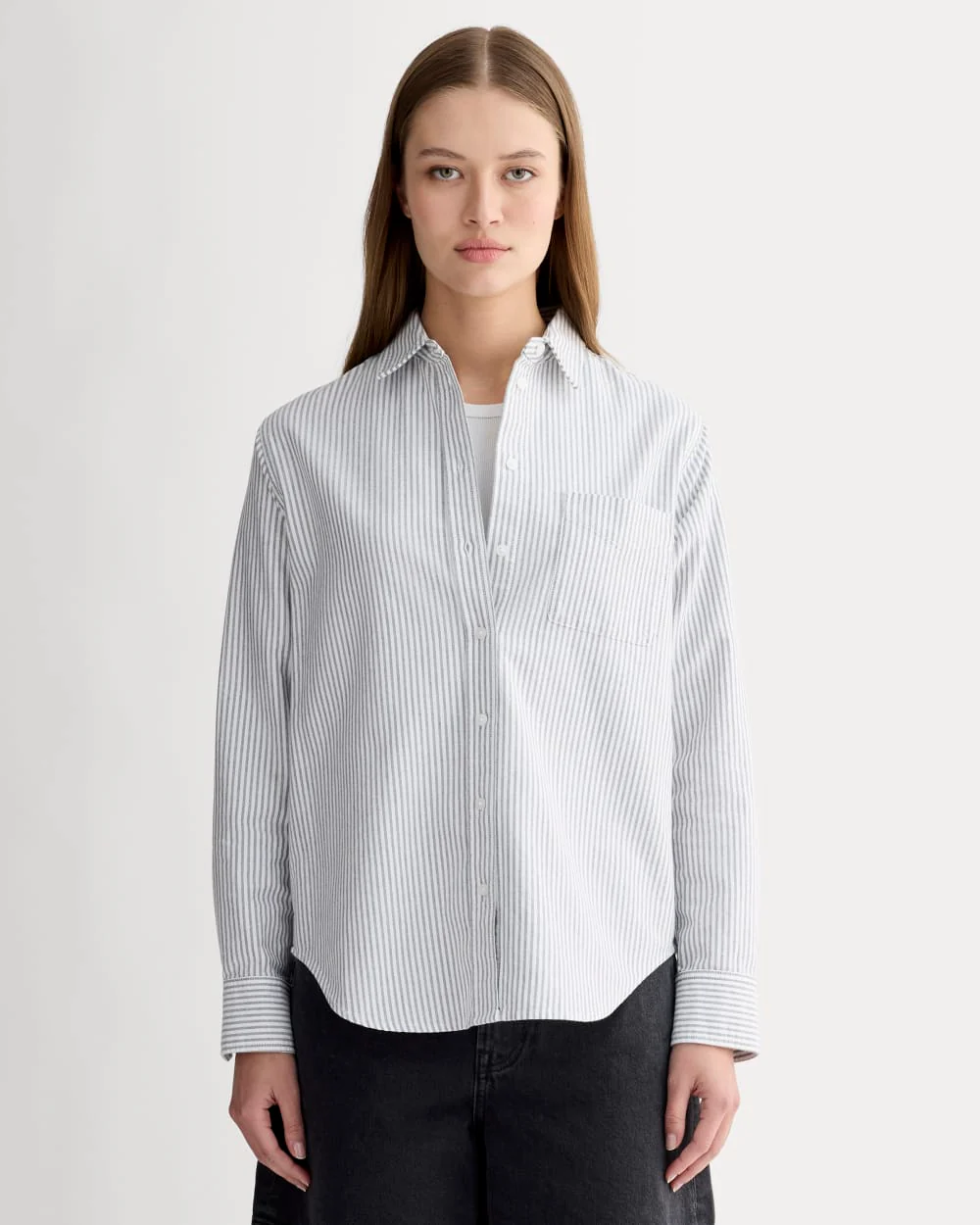 The Must-Have Oxford Shirt | Black / White