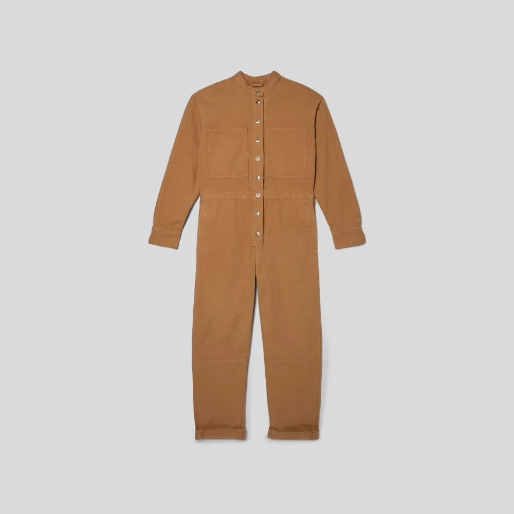 The Canvas Organic Cotton Coverall | Cappuccino