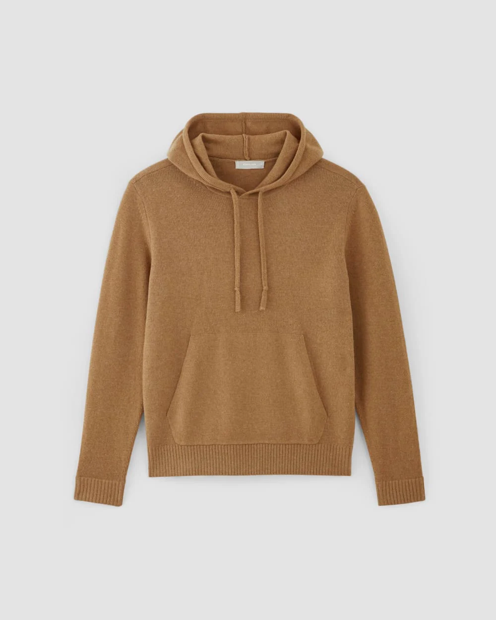 The Felted Merino Hoodie | Deep Camel