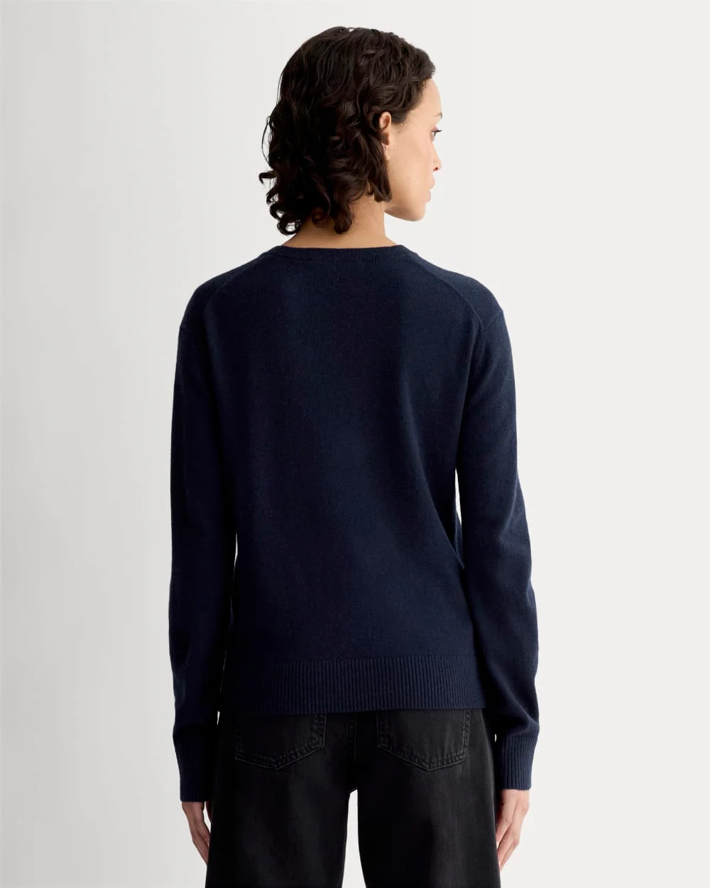 The Classic Crew in Cashmere | Navy