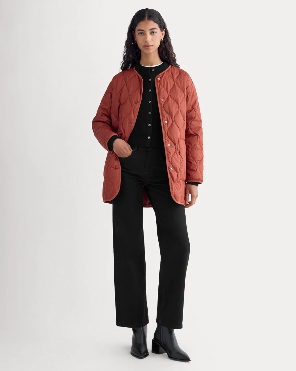 The Quilted Liner | Merlot